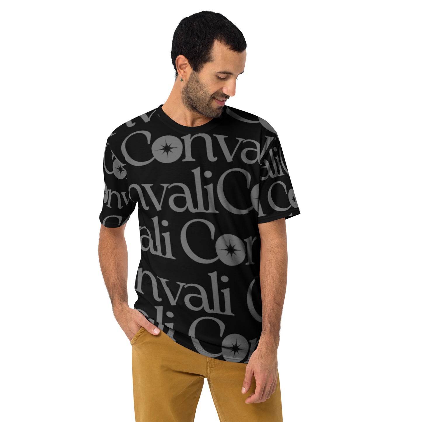 Convali Herren-T-Shirt Allover Druck