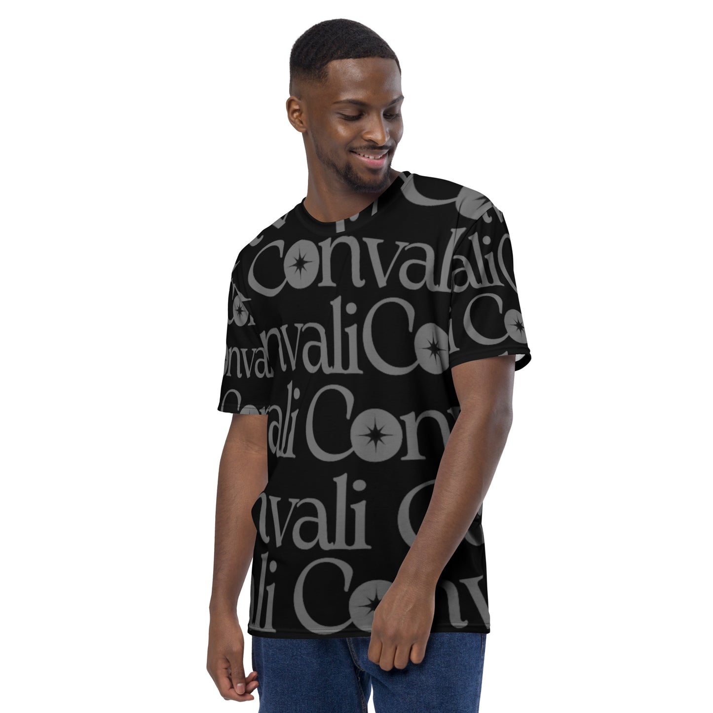 Convali Herren-T-Shirt Allover Druck