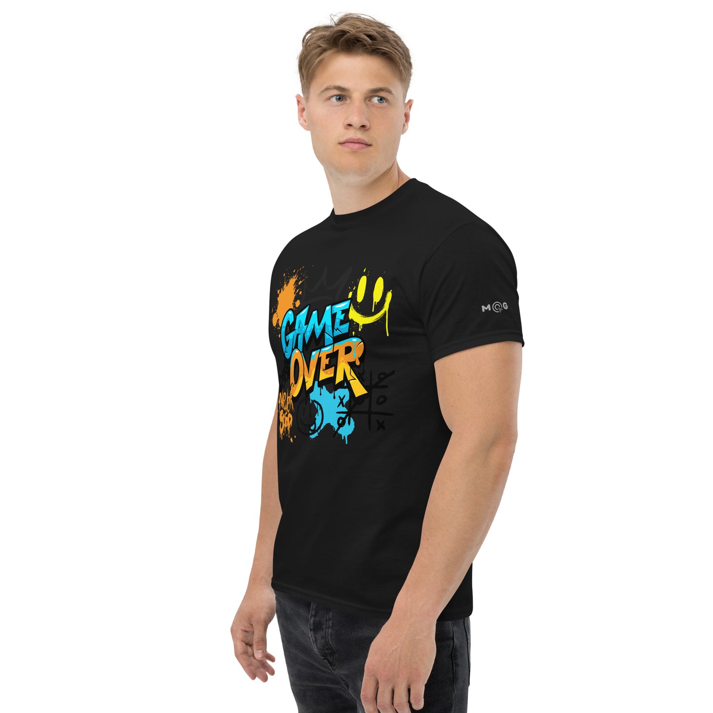 Klassisches Herren T-Shirt - Game Over Druck