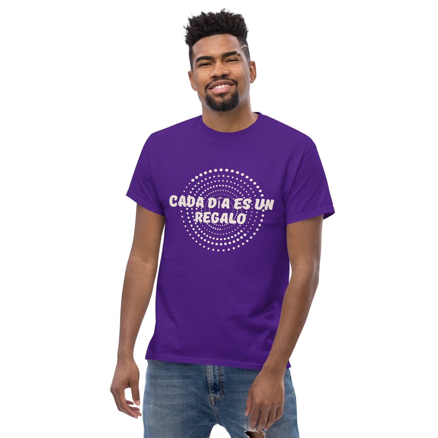 Statement Unisex T-Shirt -Cada día es un regalo - Jeder Tag ist ein Geschenk