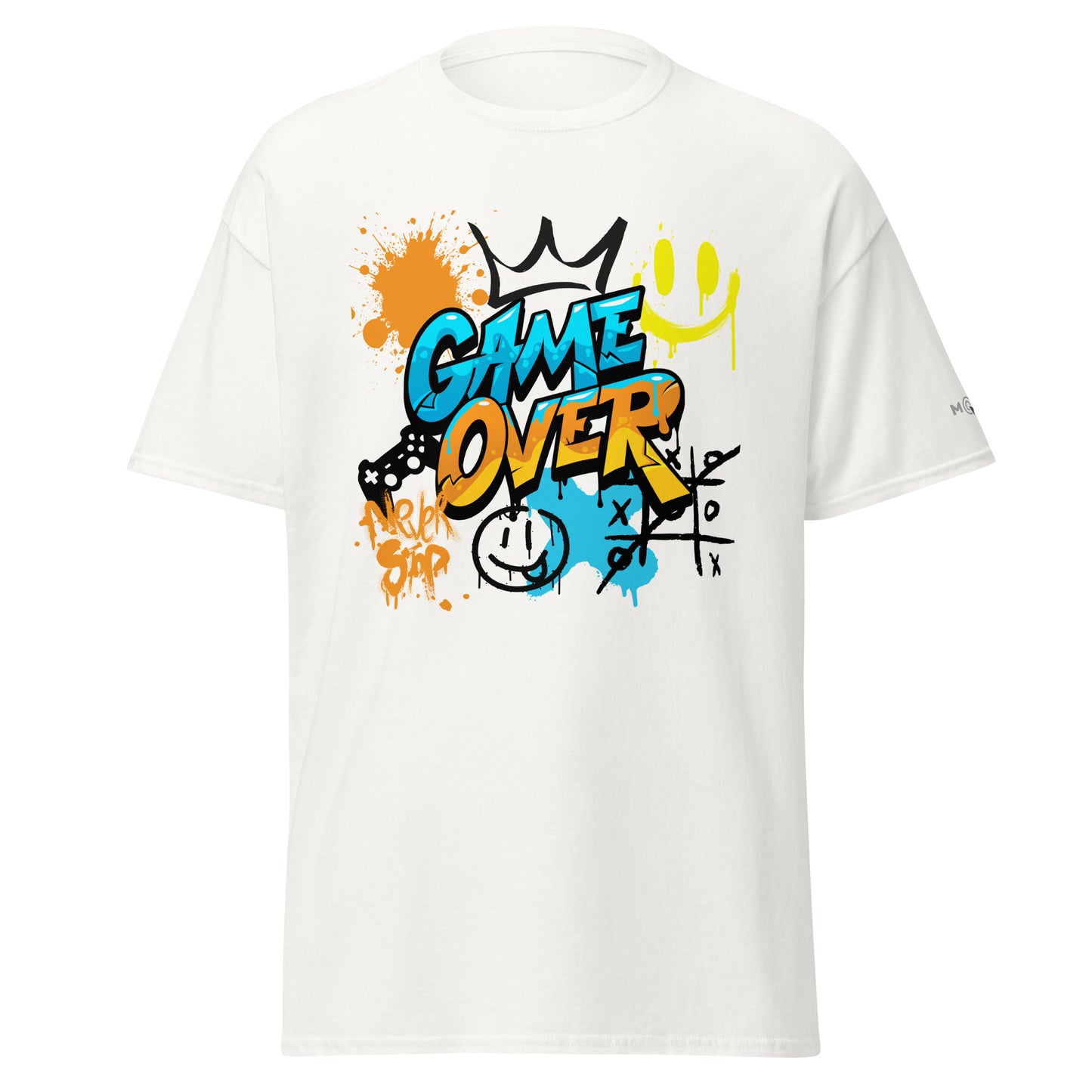 Klassisches Herren T-Shirt - Game Over Druck