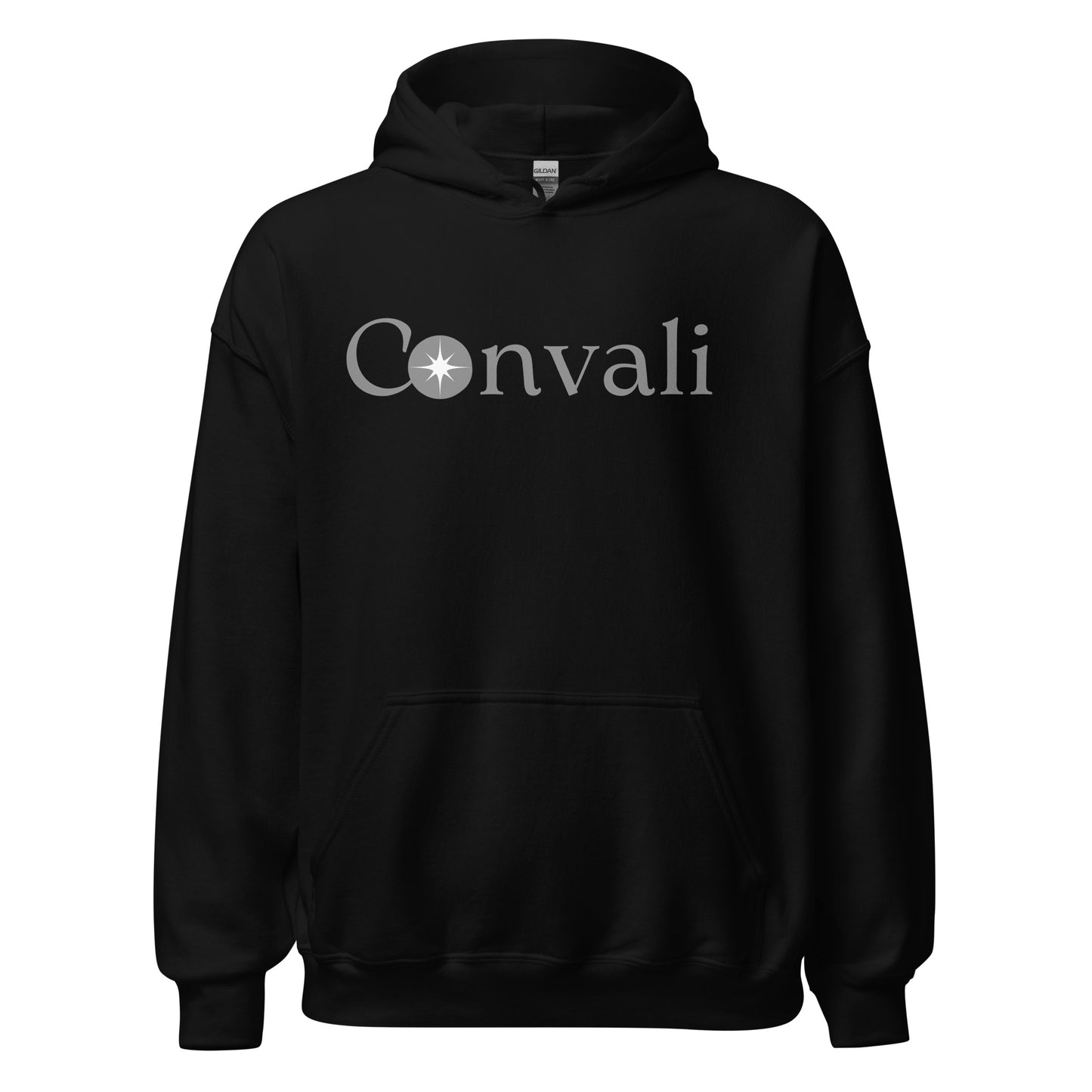 Convali Unisex-Kapuzenpullover_ Schriftzug vorne