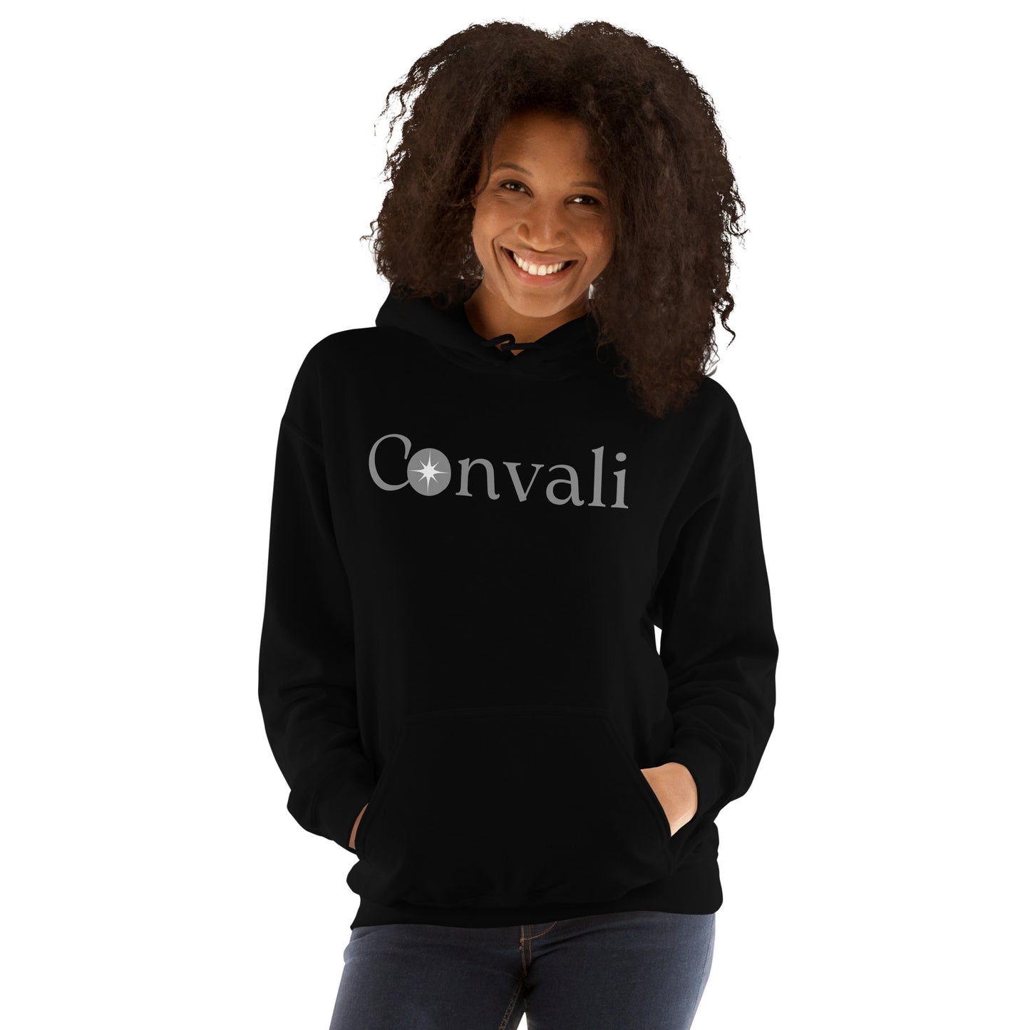 Convali Unisex-Kapuzenpullover_ Schriftzug vorne