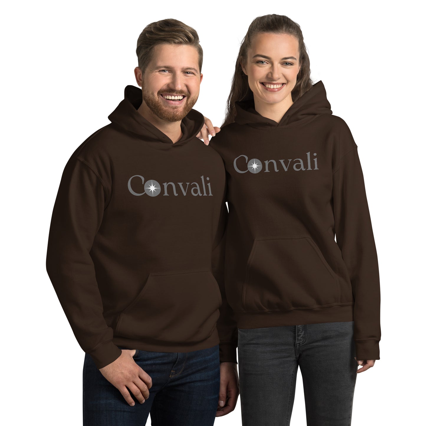 Convali Unisex-Kapuzenpullover_ Schriftzug vorne