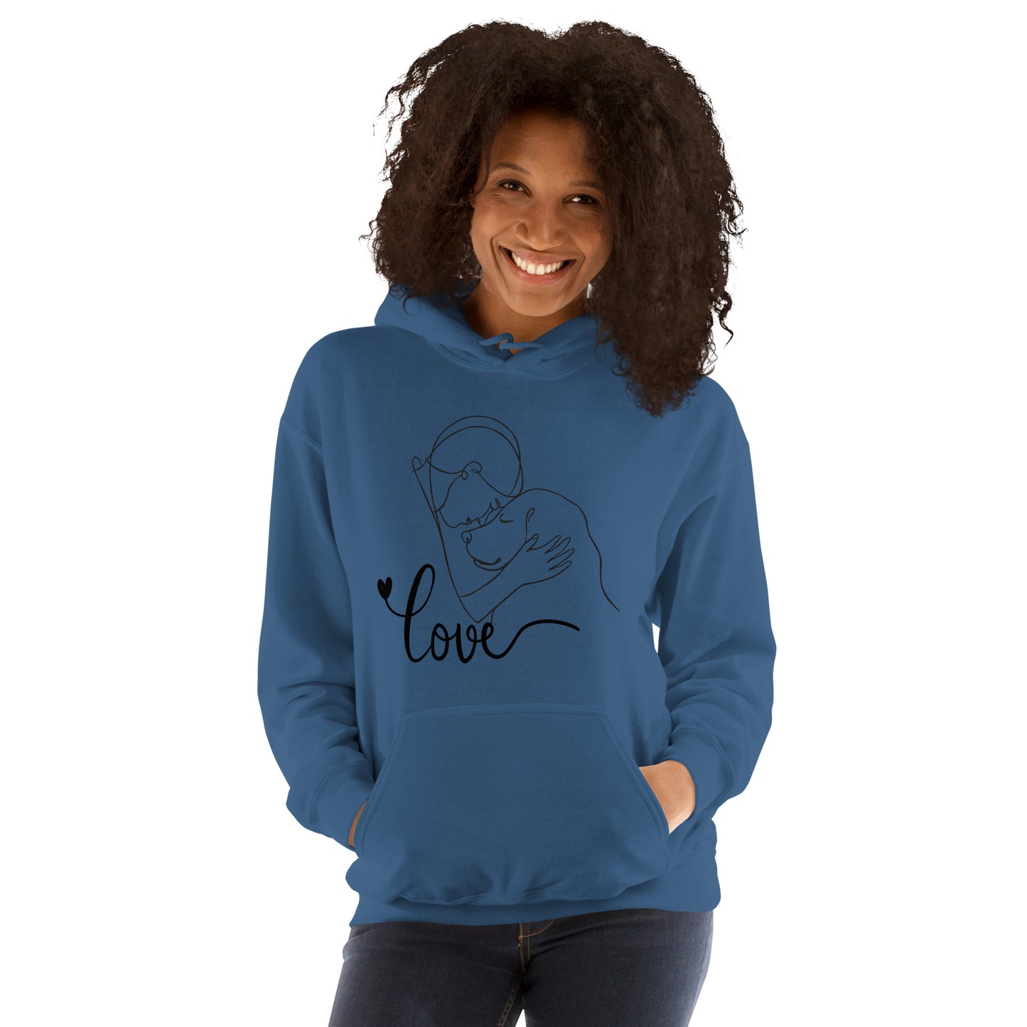 Damen Kapuzenpullover - Love