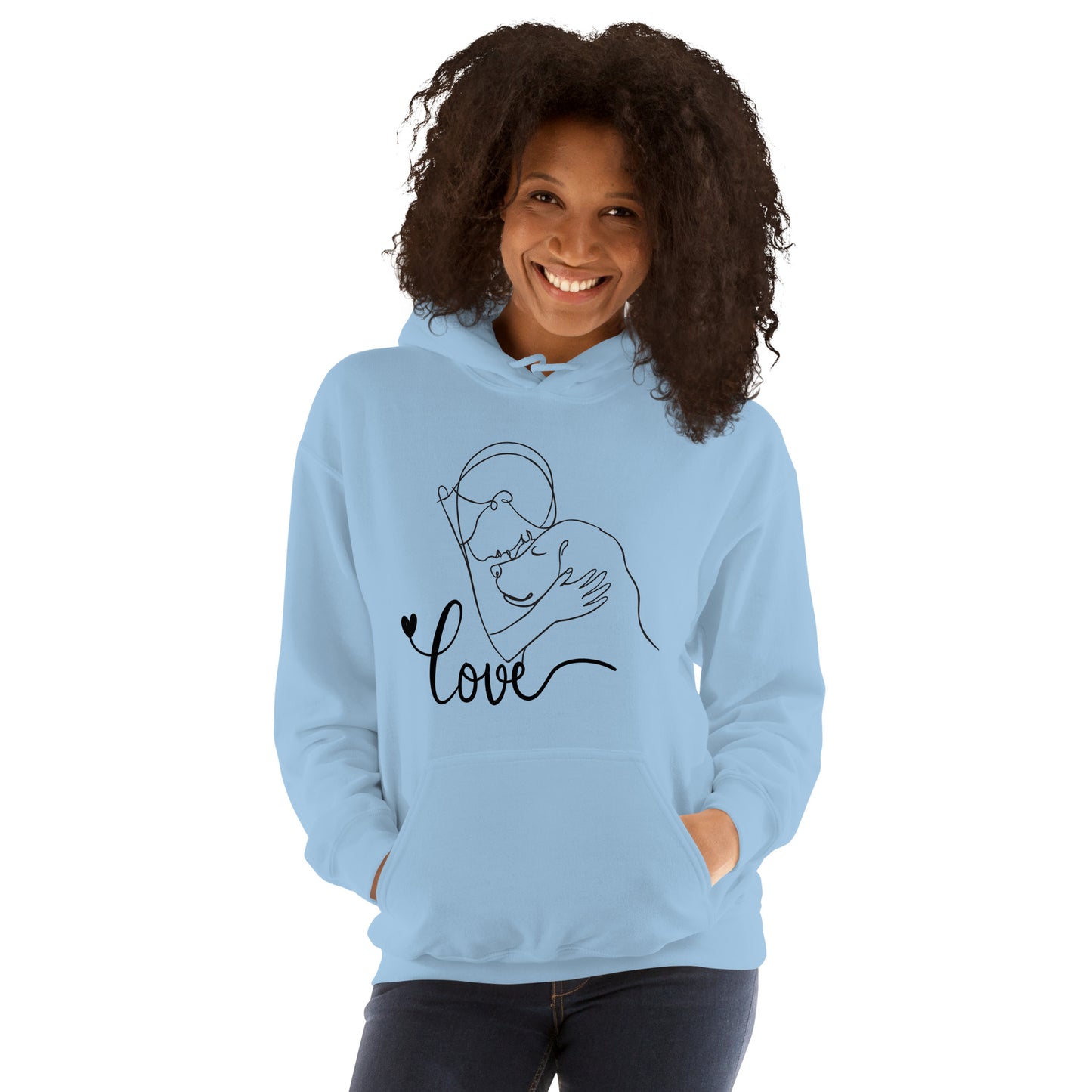 Damen Kapuzenpullover - Love