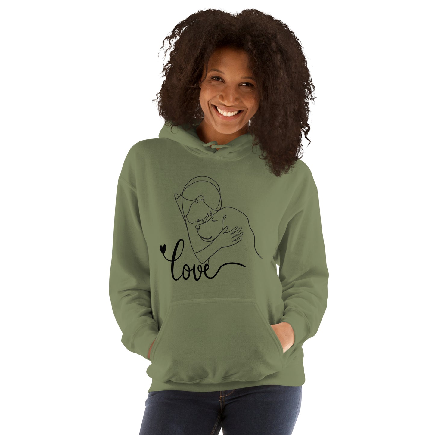 Damen Kapuzenpullover - Love