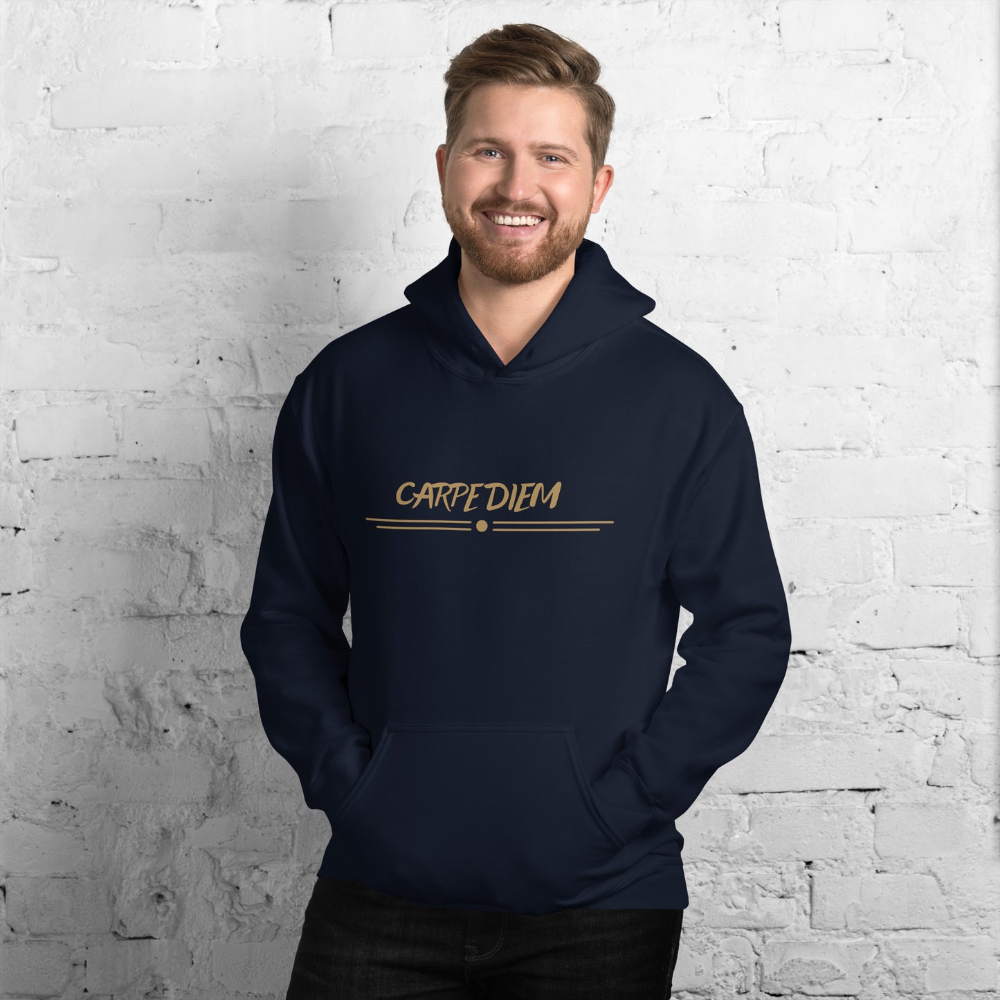 Unisex-Kapuzenpullover - Carpe diem