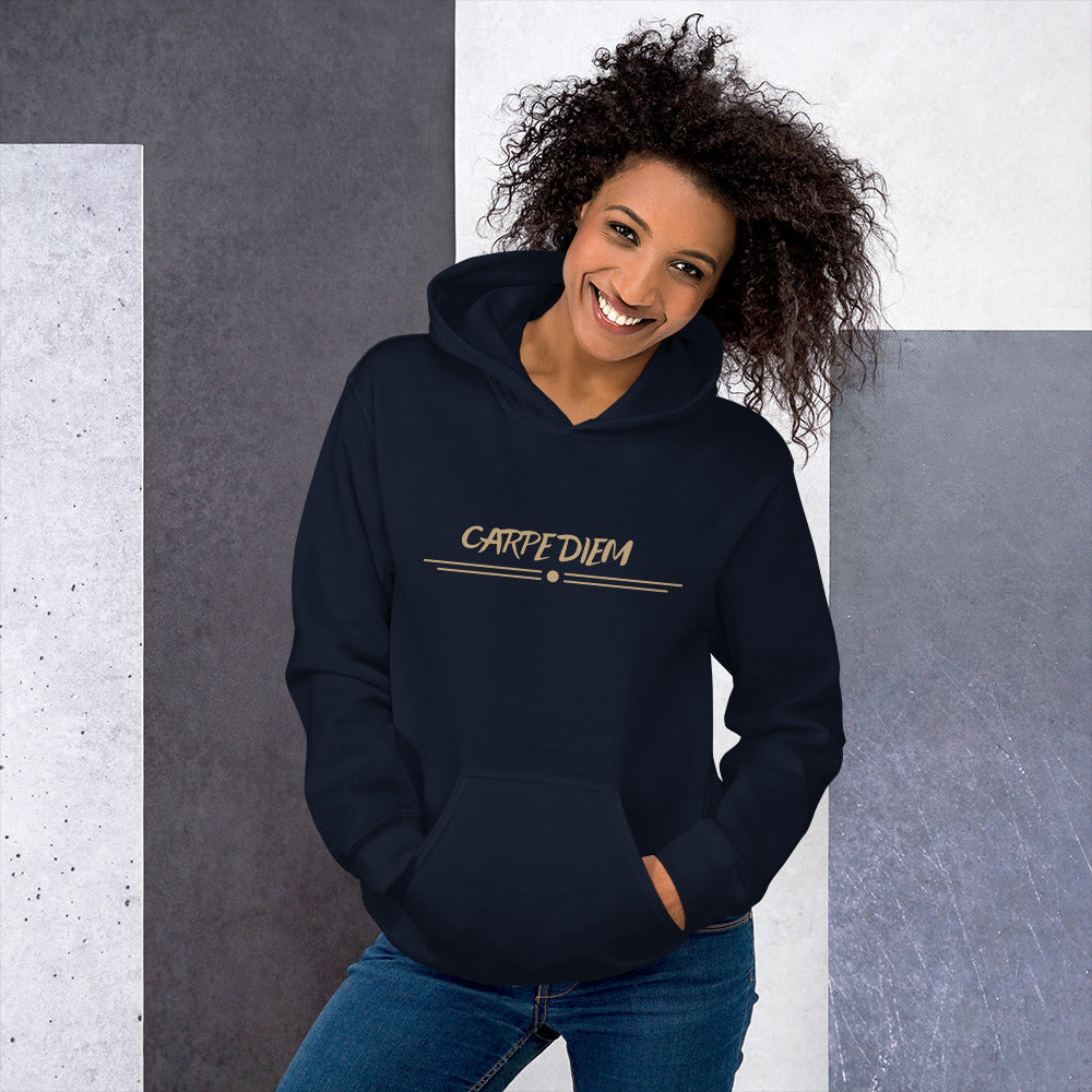 Unisex-Kapuzenpullover - Carpe diem