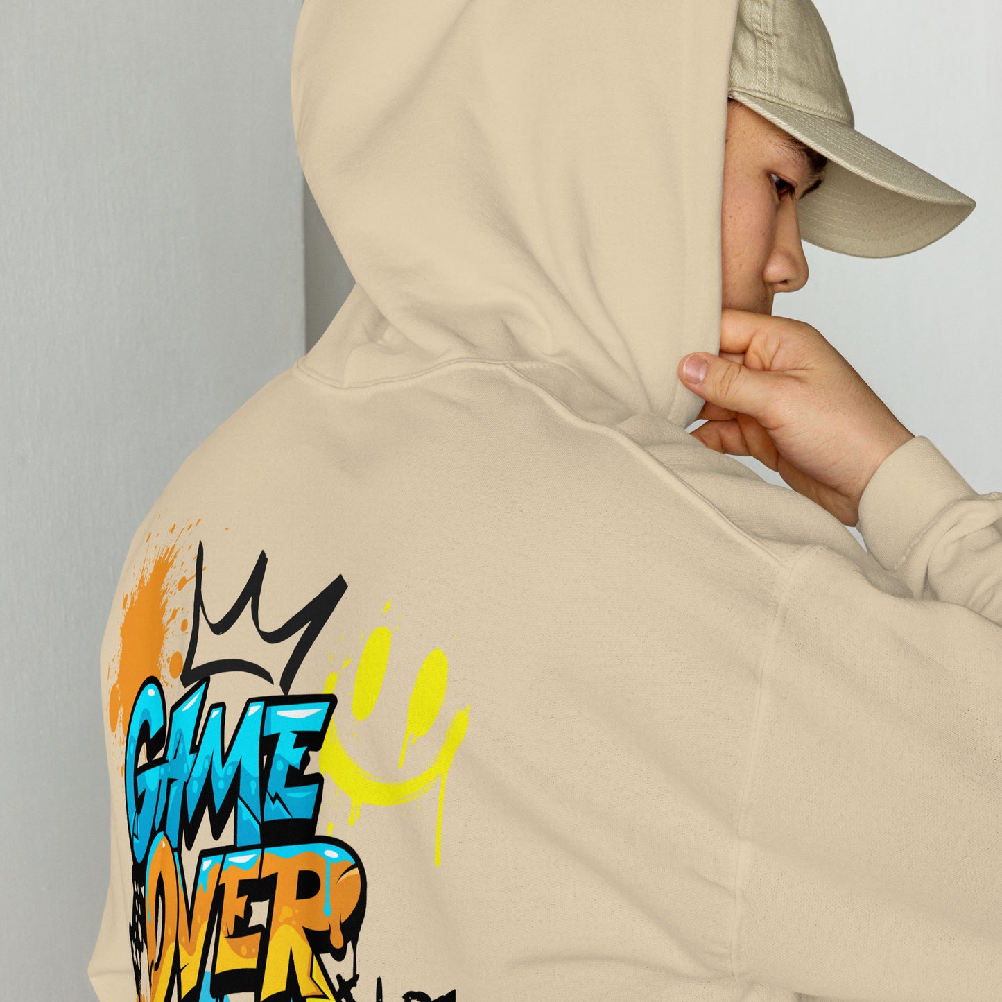 Herren-Kapuzenpullover - Game Over