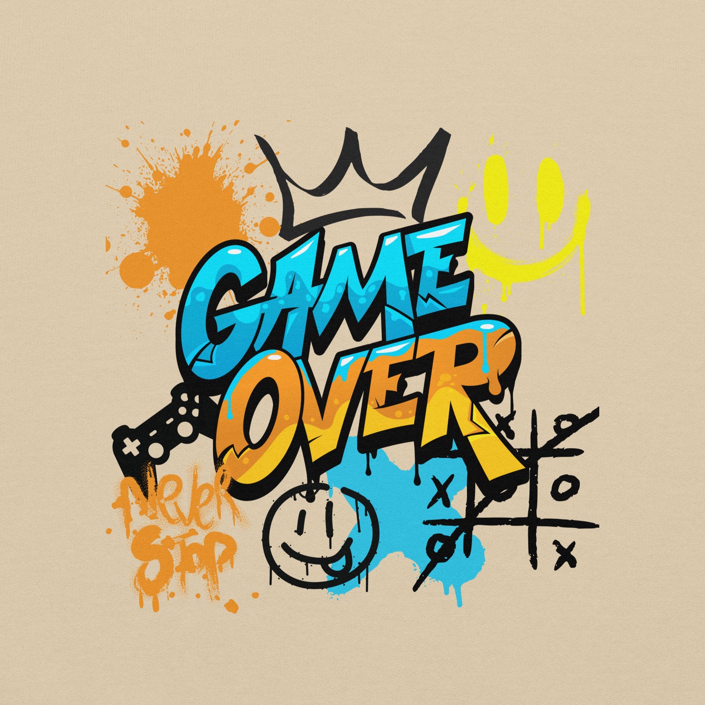 Herren-Kapuzenpullover - Game Over