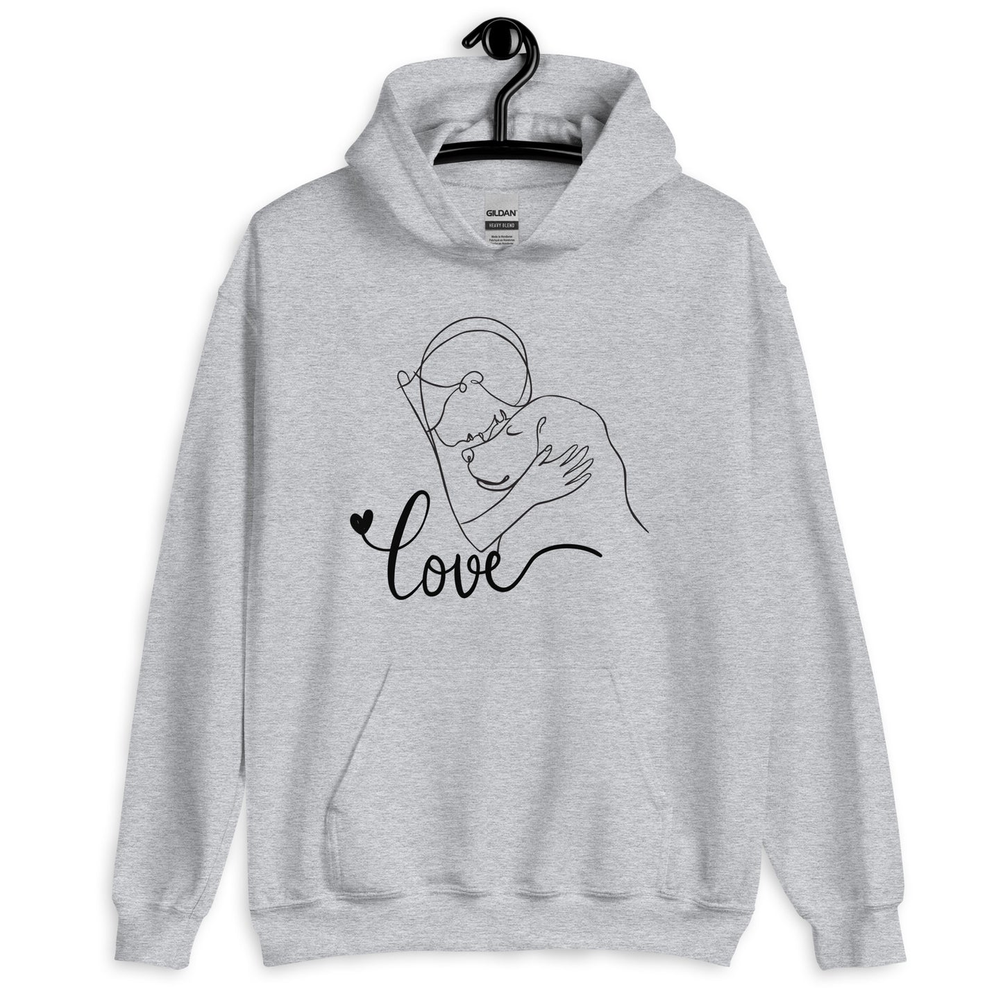 Damen Kapuzenpullover - Love