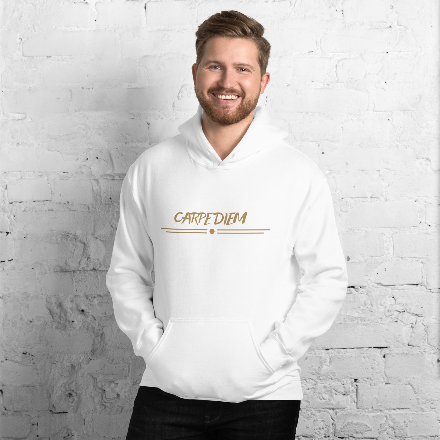 Unisex-Kapuzenpullover - Carpe diem