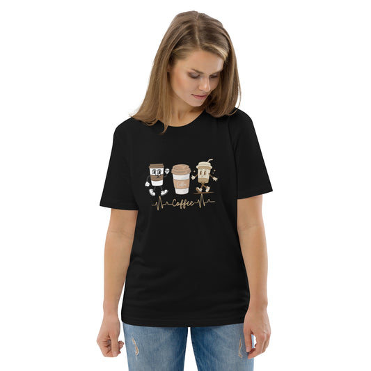 Unisex-Bio-Baumwoll-T-Shirt - Coffee Love