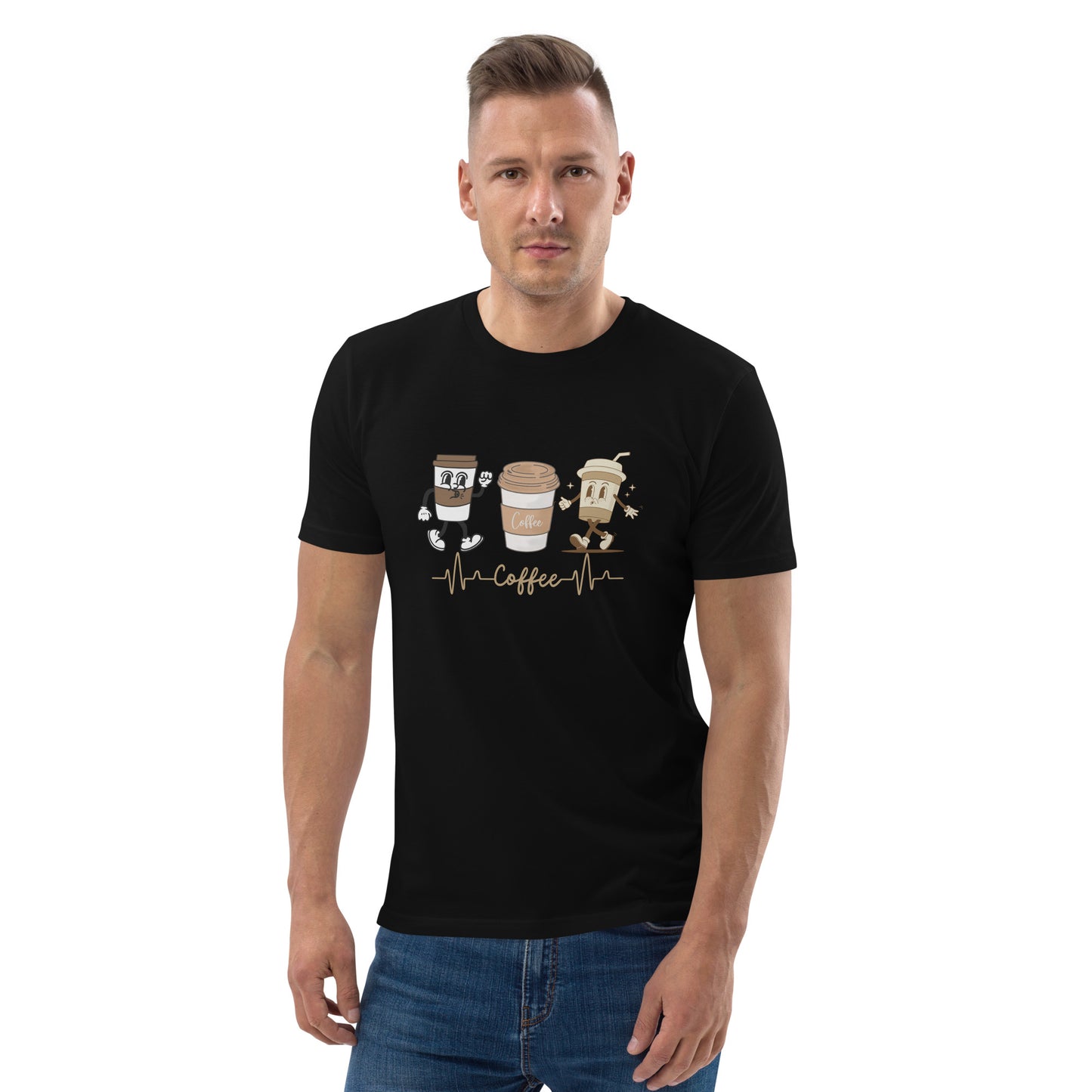 Unisex-Bio-Baumwoll-T-Shirt - Coffee Love