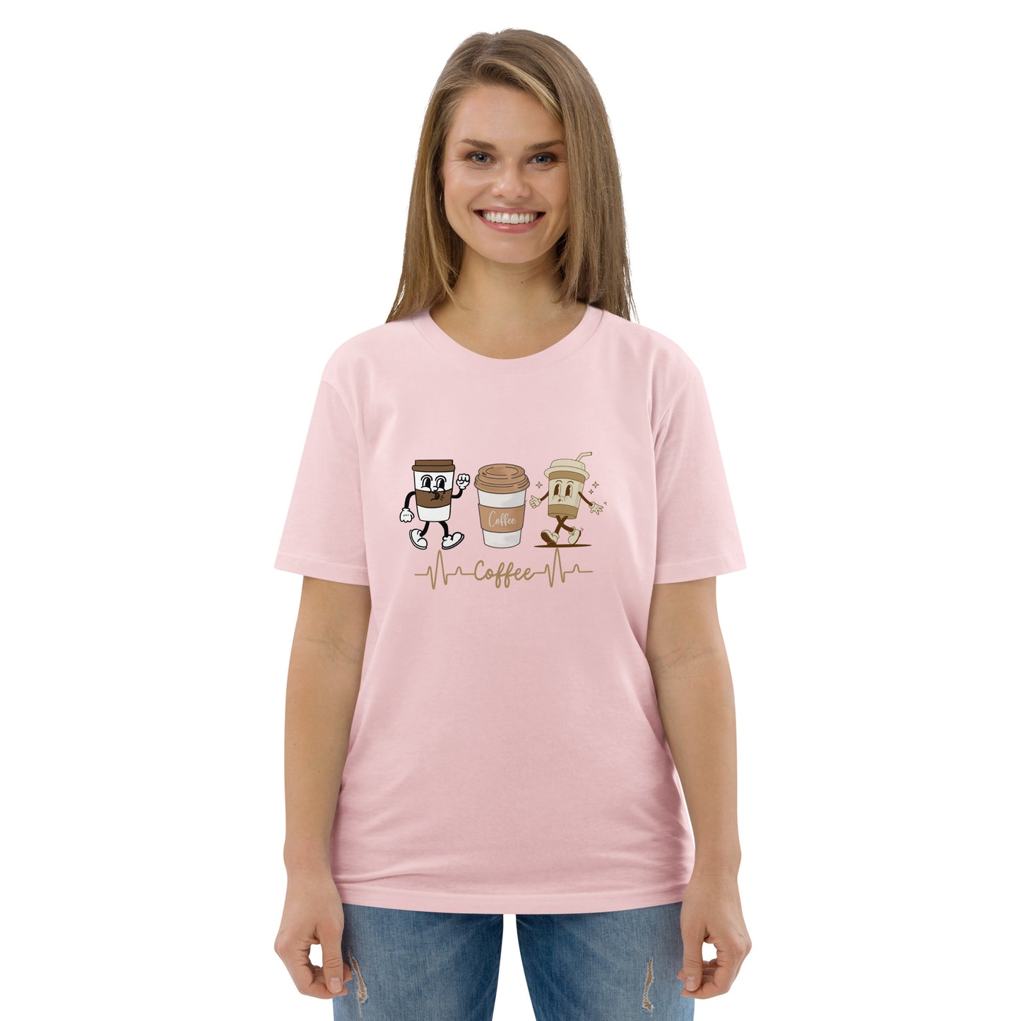 Unisex-Bio-Baumwoll-T-Shirt - Coffee Love