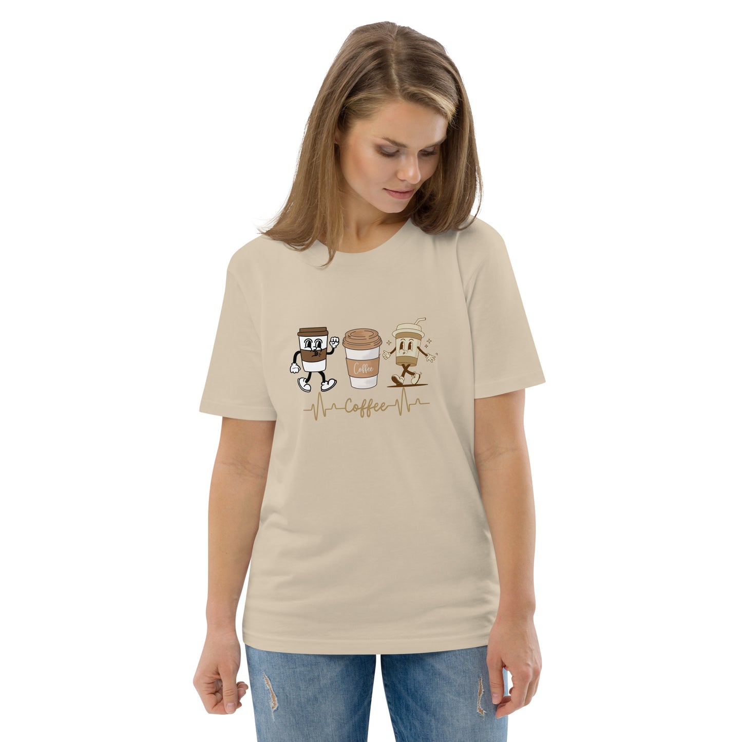 Unisex-Bio-Baumwoll-T-Shirt - Coffee Love