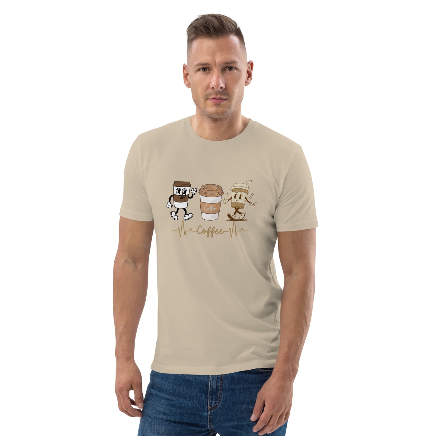 Unisex-Bio-Baumwoll-T-Shirt - Coffee Love