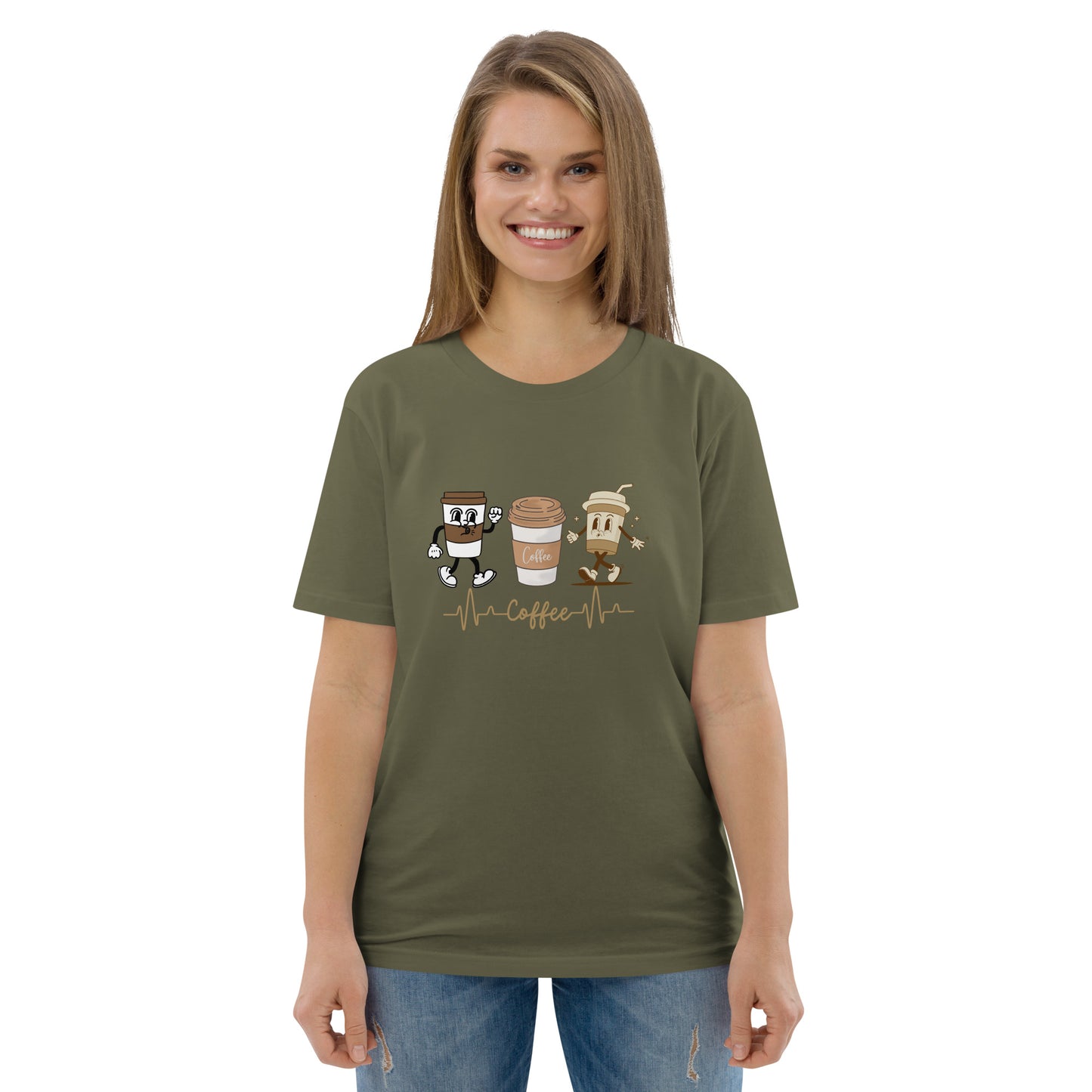 Unisex-Bio-Baumwoll-T-Shirt - Coffee Love