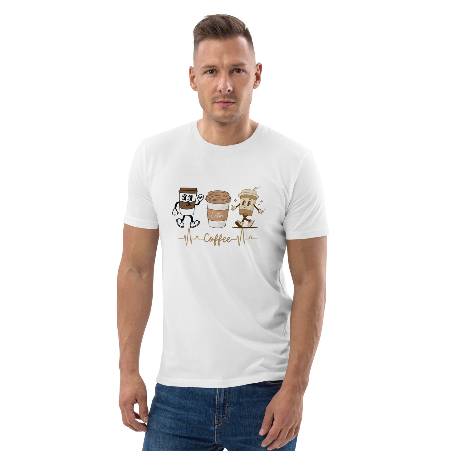 Unisex-Bio-Baumwoll-T-Shirt - Coffee Love