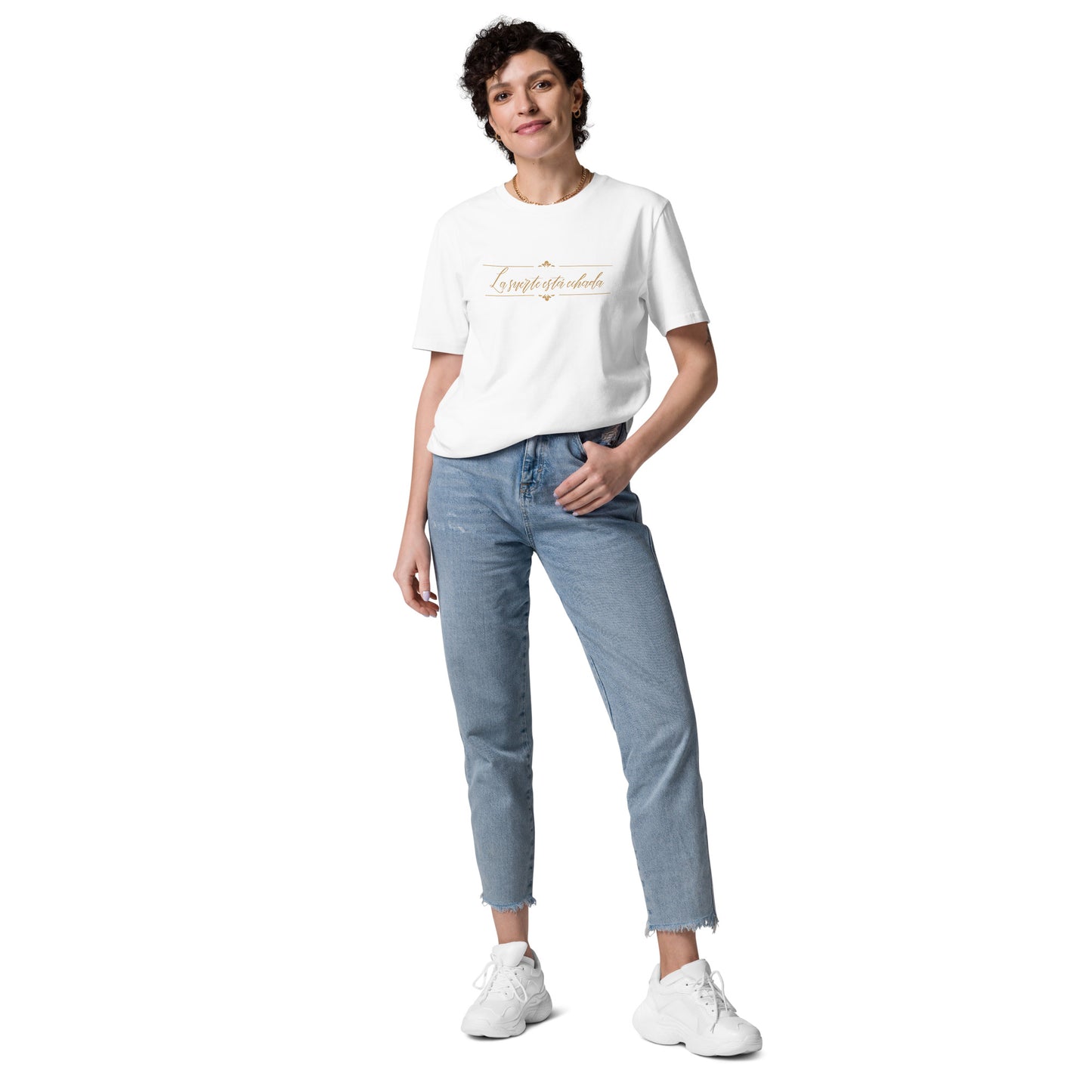 Unisex-Bio-Baumwoll-T-Shirt - Die Würfel sind gefallen