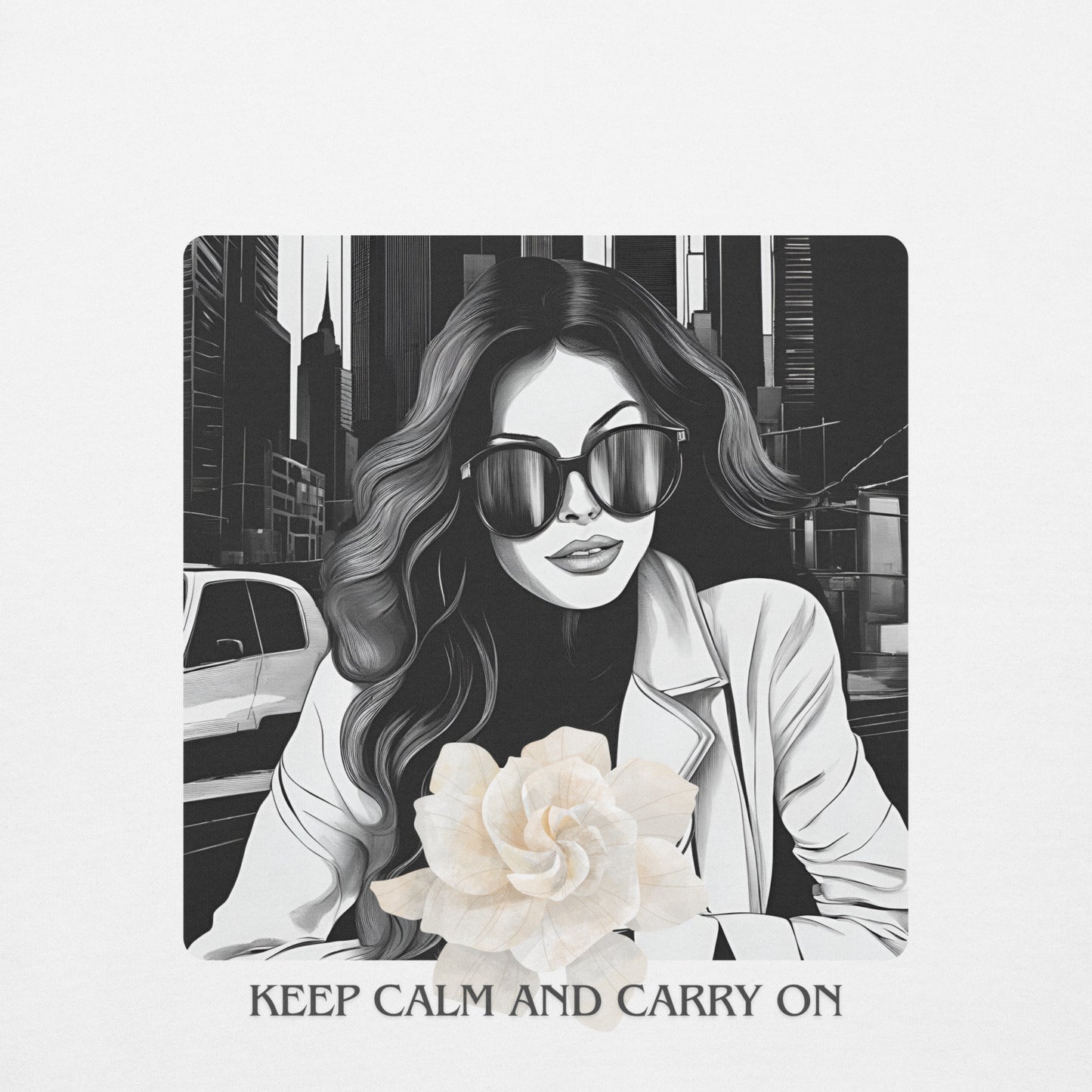 Damen-Premium-Pullover - Keep calm and carry on