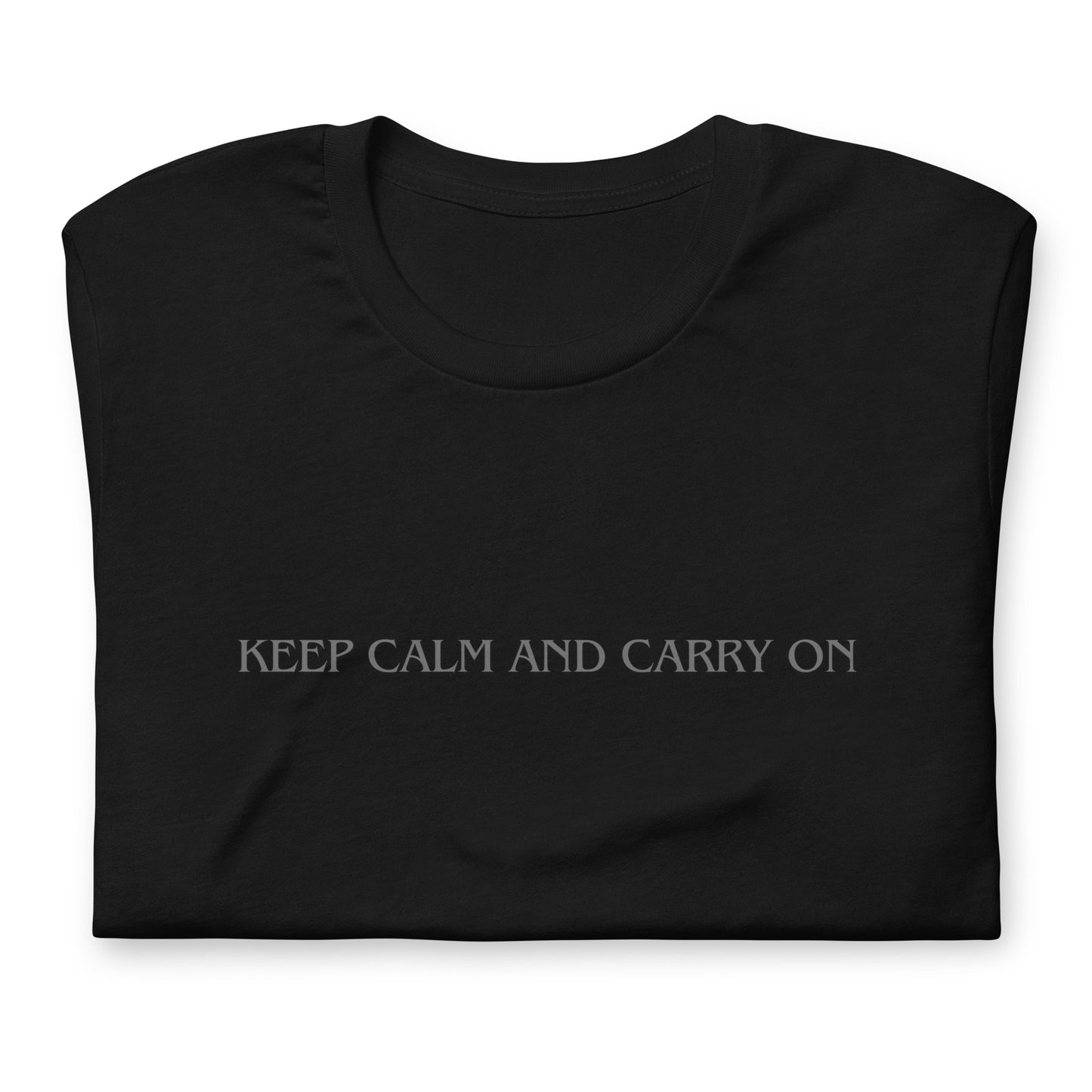 Essenzielles Unisex Bio-T-Shirt - keep calm and carry on