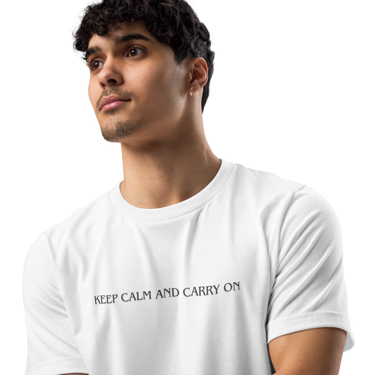 Essenzielles Unisex Bio-T-Shirt - keep calm and carry on