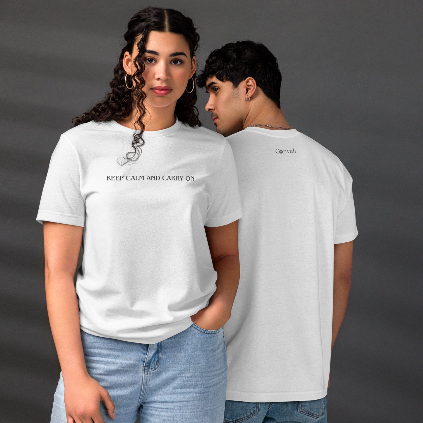 Essenzielles Unisex Bio-T-Shirt - keep calm and carry on