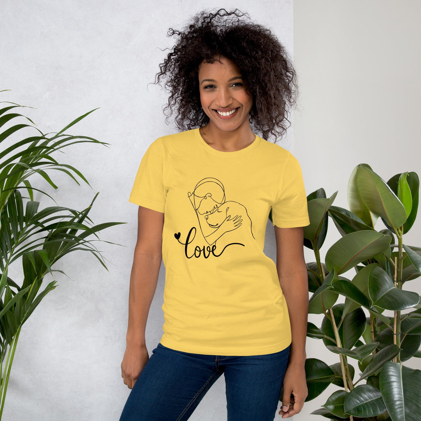 Damen-T-Shirt - Love Dog