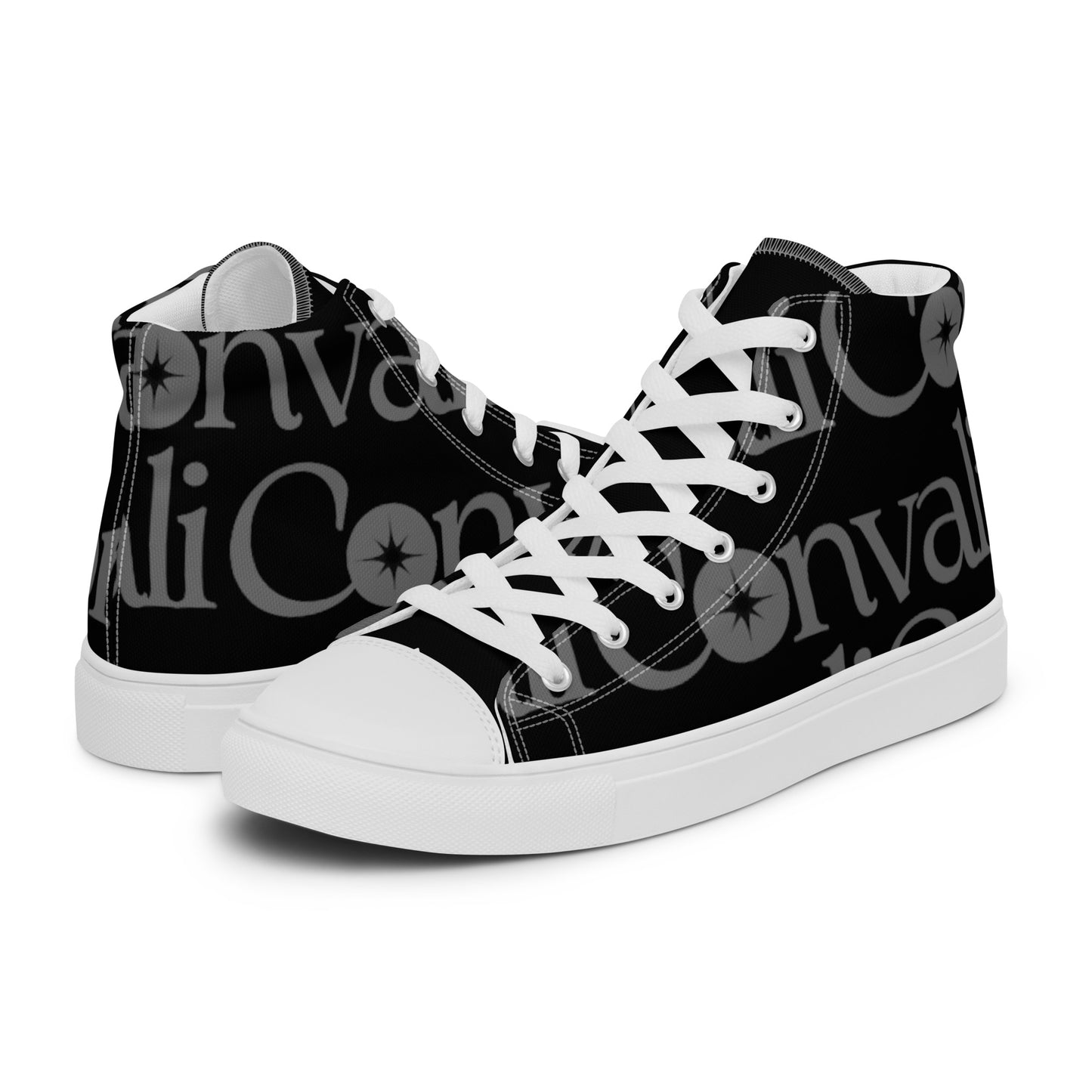 High-Top Leinenschuhe für Damen - Convali Print