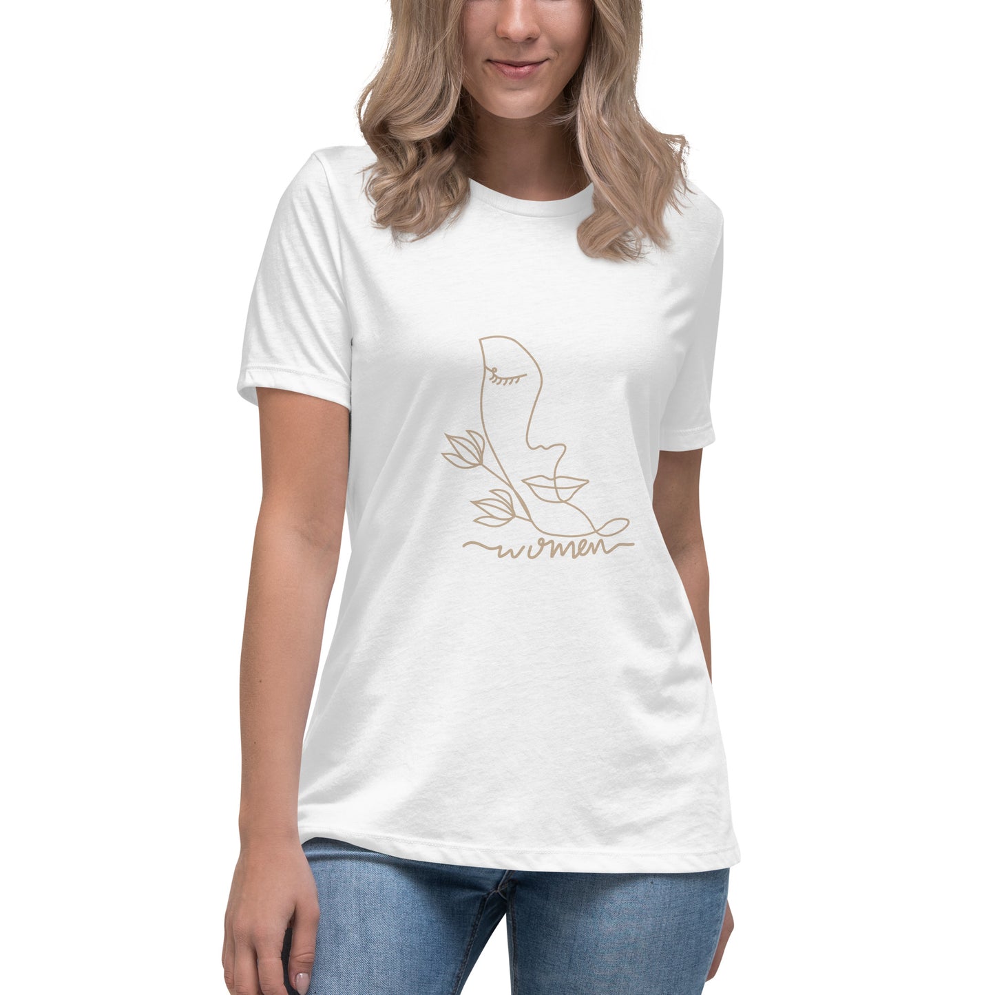 Lockeres Damen-T-Shirt- Women Grafik